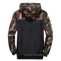 Heißer Verkauf Herren Camo Patchwork Windschutzjacke Custom